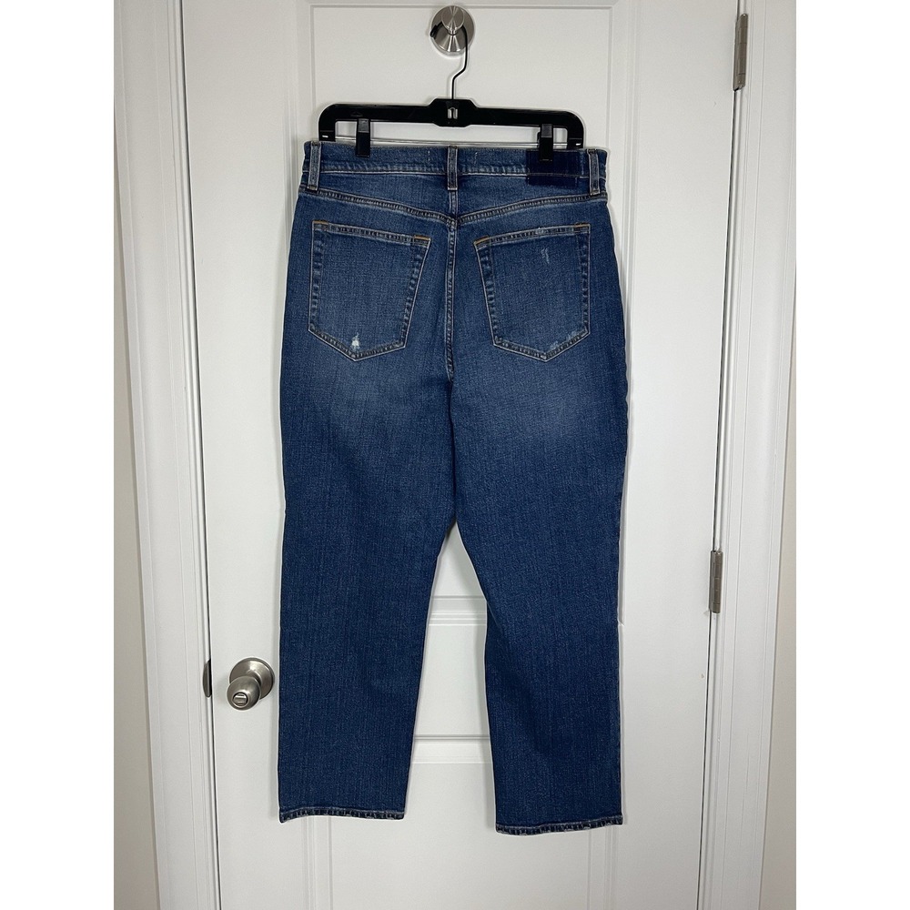 Women's Abercrombie & Fitch Ankle Straight Ultra High Rise Curve Jeans 31/12 NWT - Picture 5 of 8